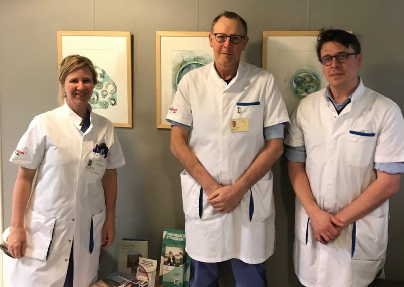 Gynaecologen Bianca Visschers, Charles Reyneke en Philippe Tummers